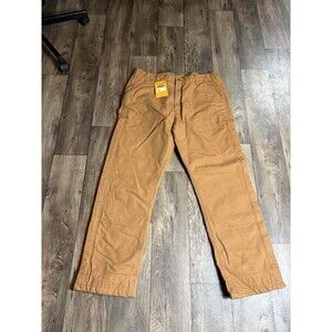 Carhartt Insulated Pants 3M Thinsulate Side Zip Washed Duck OB5471-M Men L-Tall